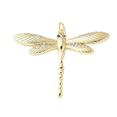 Brass Micro Pave Cubic Zirconia Pendants
