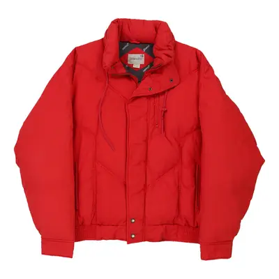 St. Johns Bay Puffer - Large Red Polyester