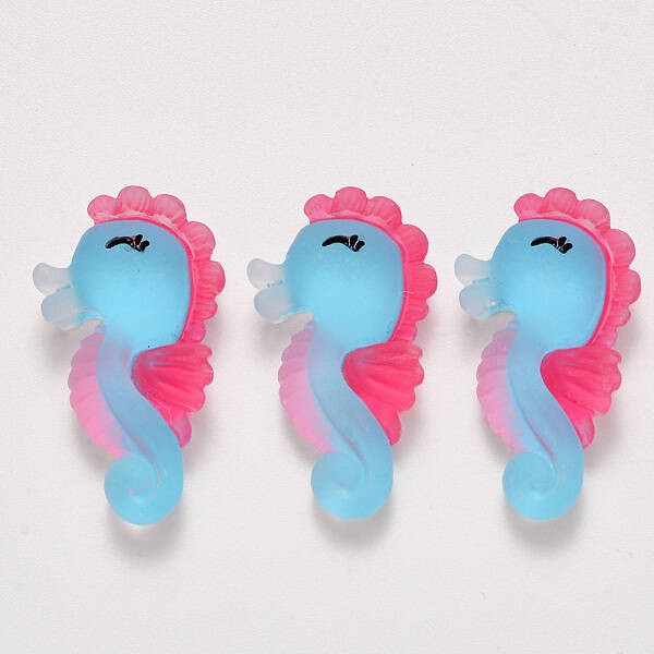 Translucent Frosted Resin Cabochons