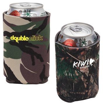 300 Promotional Yucca II Camo Can Cooler - Insulated