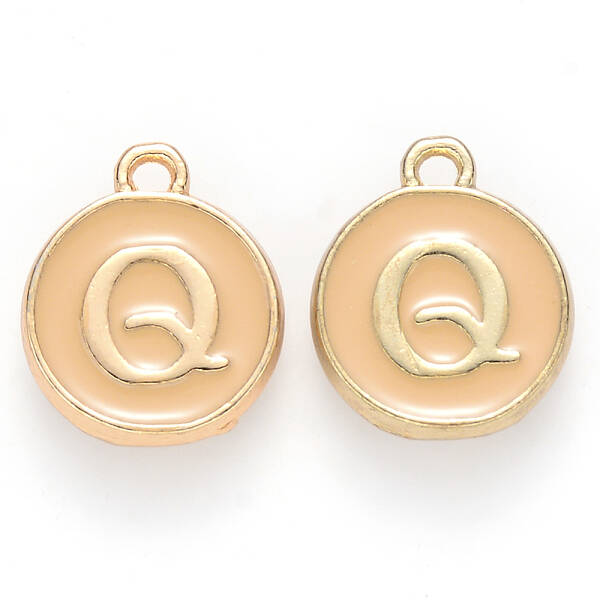 Golden Plated Alloy Enamel Charms