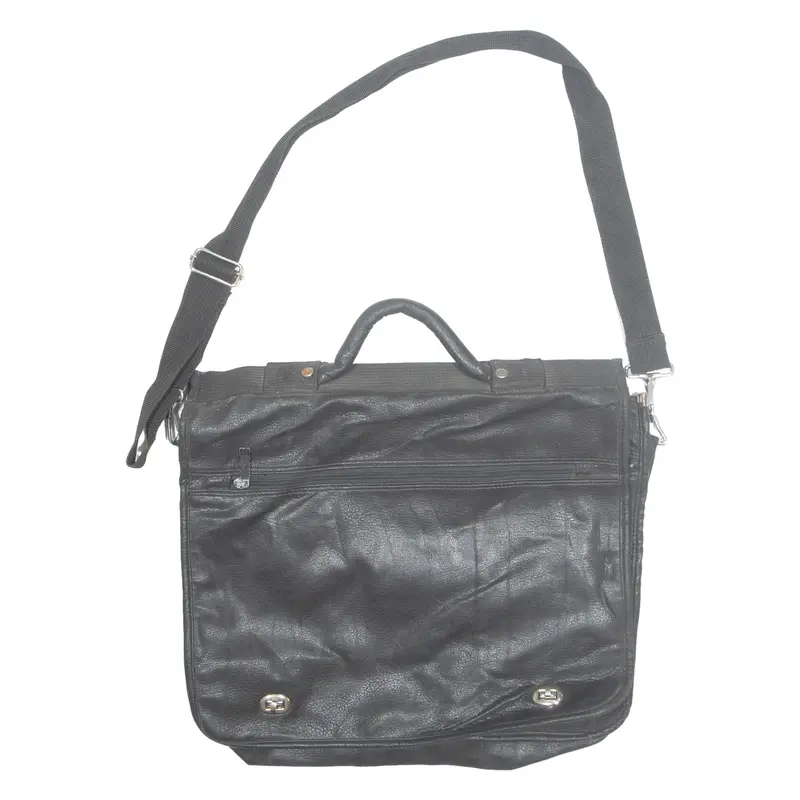 Mens Laptop Bag Black Leather