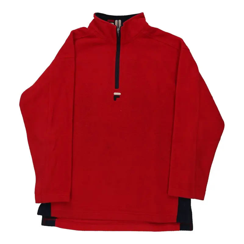 Fila Fleece - Large Red Polyester