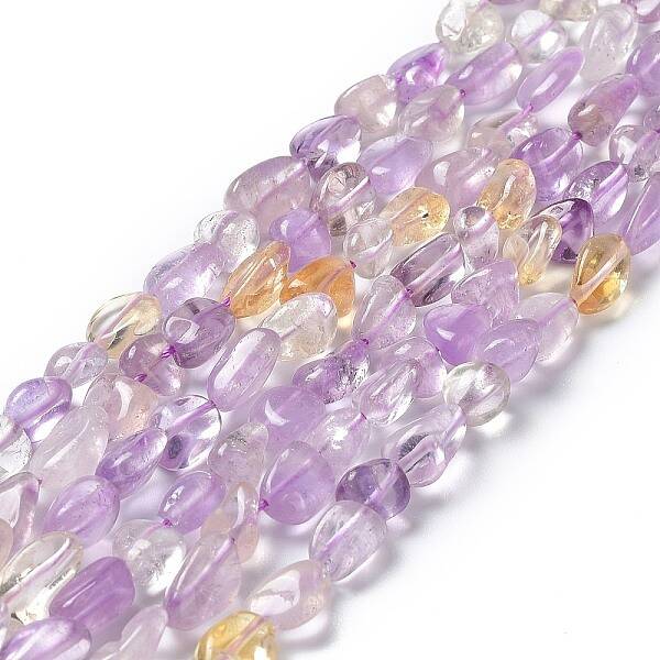 Natural Ametrine Beads Strands