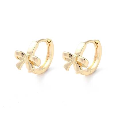 Brass Hoop Earrings