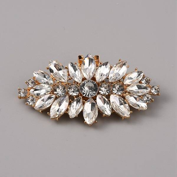 Alloy Crystal Rhinestone Shoe Decoration