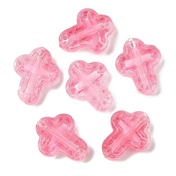 Transparent Spray Paint Glass Beads