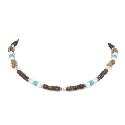 Natural Wenge Wood Pendant Necklaces