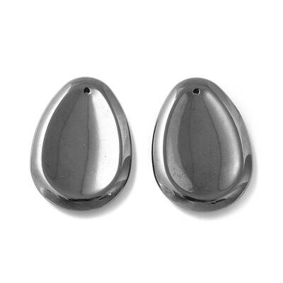 Synthetic Non-magnetic Hematite Pendants