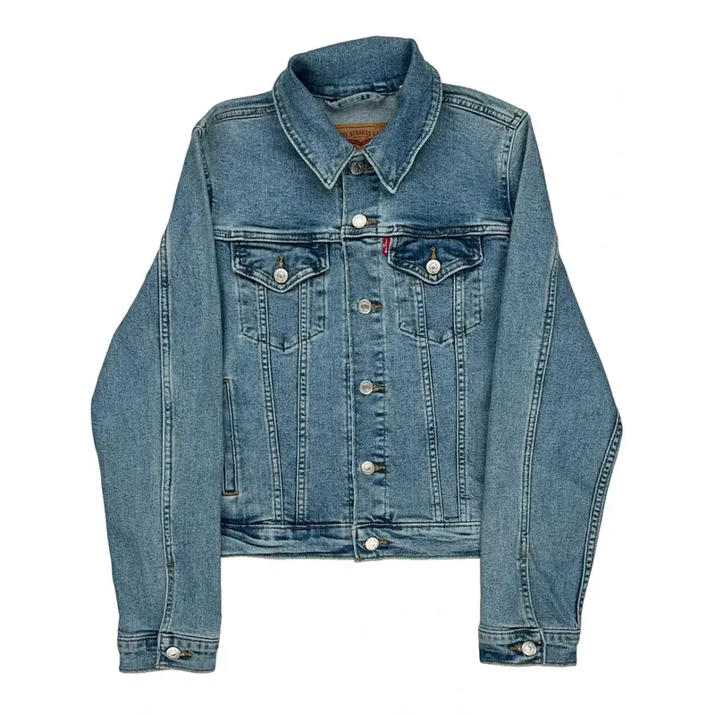 Levis Denim Jacket - Large Blue Cotton Blend