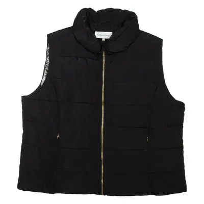 CALVIN KLEIN Womens Puffer Gilet Black 2XL