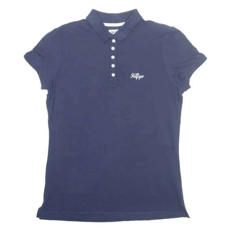 TOMMY HILFIGER Womens Polo Shirt Blue XL