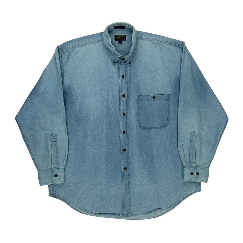 Chaps Ralph Lauren Denim Shirt - XL Light Wash Cotton