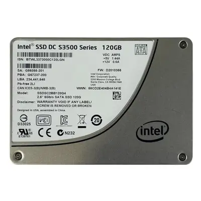 Intel SSDSC2BB120G4 | DC S3500 120GB Multi-Level Cell SATA 6Gb/s 2.5-Inch Solid State Drive