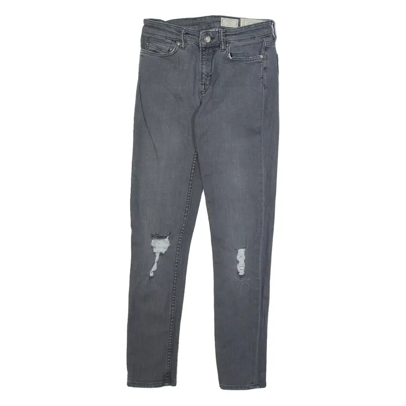 ALL SAINTS Womens Jeans Grey Regular Tapered W26 L28