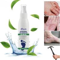 Tea Tree Oil Foot Sanitizer Spray for Athlete's Foot, Dry Cracked Feet, Nail Fungus, Jock Itch, Ringworm, Cracked Heels, and ...