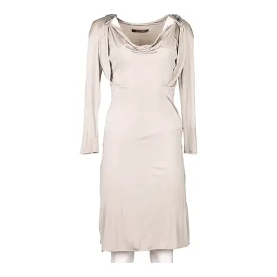 Roberto Cavalli Maxi Dress - Medium Grey Viscose Blend