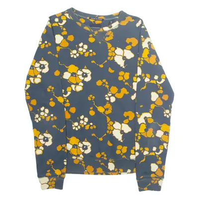 SCOTCH &SODA Floral Womens Sweatshirt Blue S