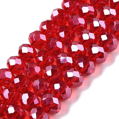 Electroplate Glass Beads Strands