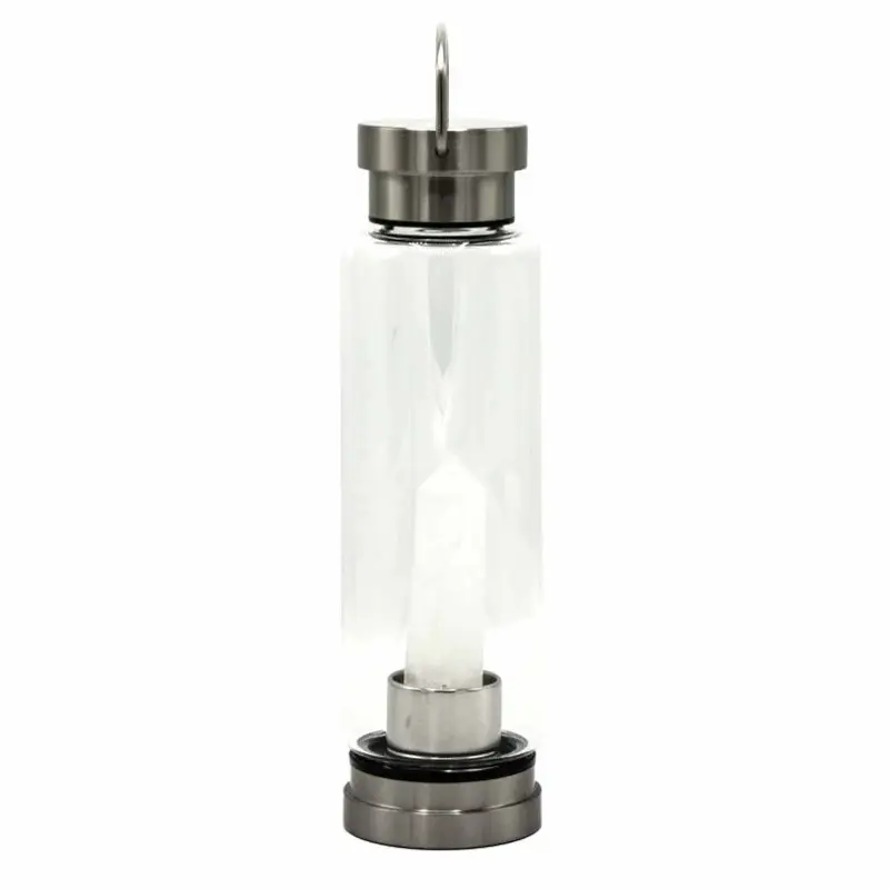 Crystal Infusion Water Bottle - Clear Quartz
