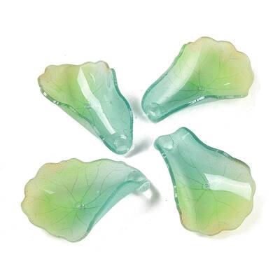 Lotus Leaf Bead Caps