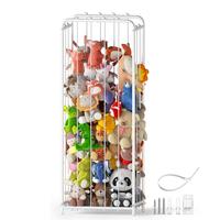 Extra Large Capacity Metal Stuffed Animal Storage Holder, Never Fall Apart Stuffed Animal Zoo Plush Toy Organizer for Medium ...