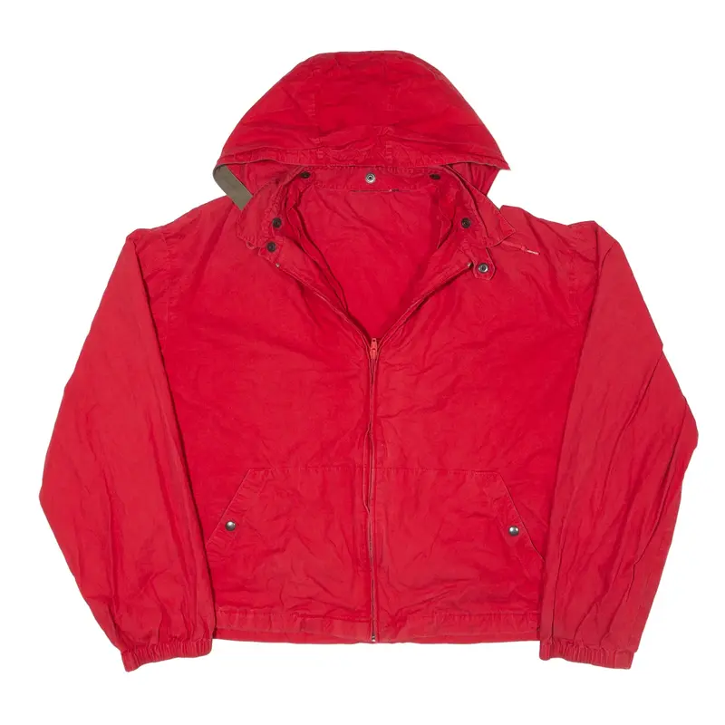 Cropped Jacket Red 90s Womens 2XL