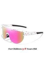 Unisex Fashionable Polka Dot Pattern Sunglasses, Outdoor Sports Sunglasses, Fashion Accessories for Boys & Girls, Cycling Gla...