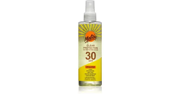 Malibu Clear Protective spray spray - Waterproof solar spray - 250ml
