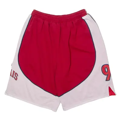 CHAMPION Valais Basketball #9 Boys Sports Shorts Red Colourblock 16Y W24