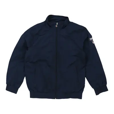 Age 12-13 Champion Jacket - Large Navy Polyester
