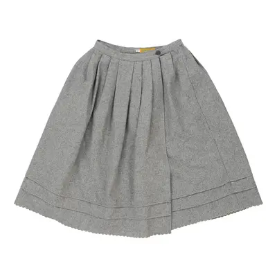 14 Years Cacharel Skirt - Small Grey Polyester | Size: small