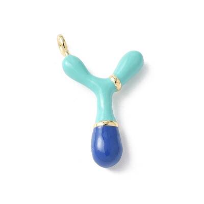 Brass Enamel Pendants
