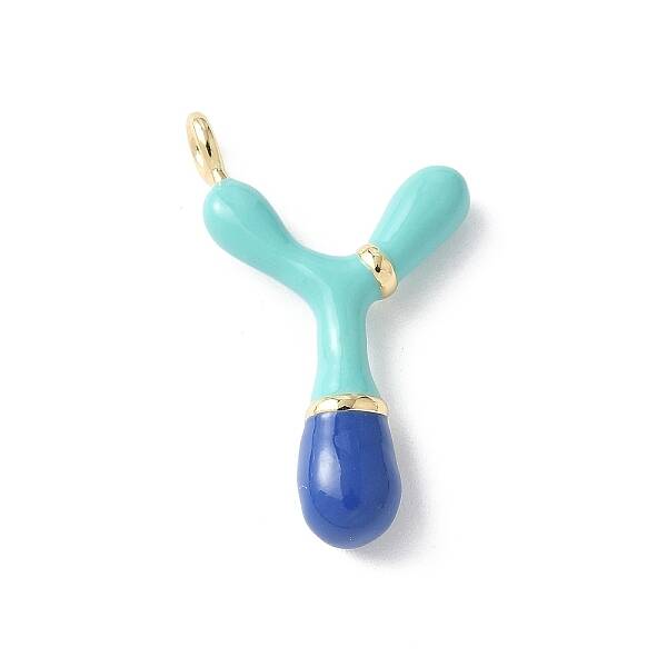 Brass Enamel Pendants