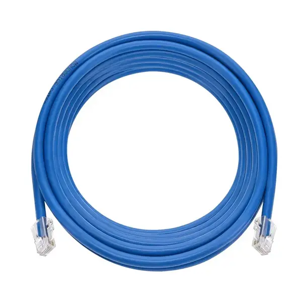 45404 Monoprice 15ft Cat6A RJ45 26AWG Pure Bare Copper Patch Cable Non-booted Ethernet Cable Blue