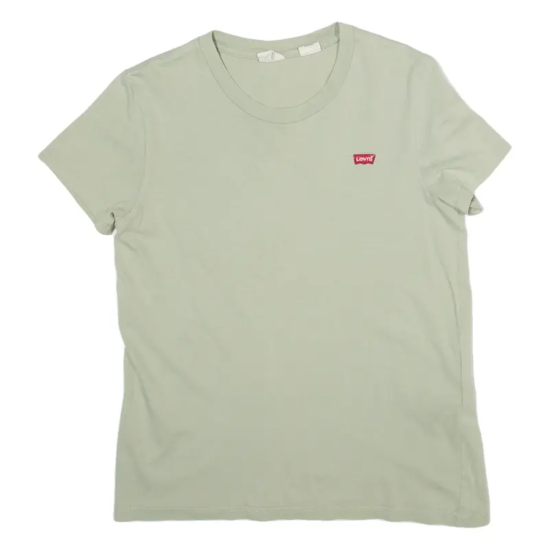 LEVI'S Womens T-Shirt Green XS