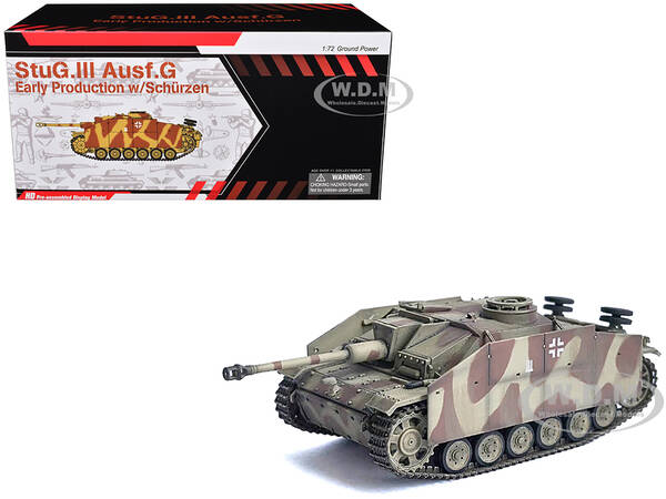 Germany StuG III Ausf. G Early Production with Schurzen Tank Pz.Gren.Div. Totenkopf Kursk (1943) NEO Dragon Armor Series 1/72...