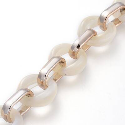 Transparent Acrylic Handmade Cable Chain