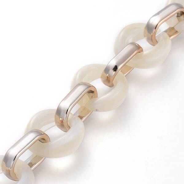 Transparent Acrylic Handmade Cable Chain