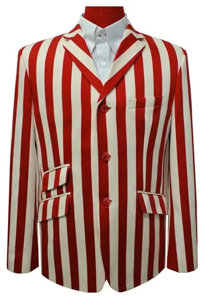 Boating jacket | 60'S Red Stripe Boating Blazer