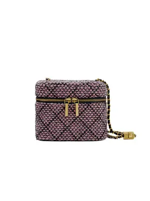 Smting canvas zippered box bag