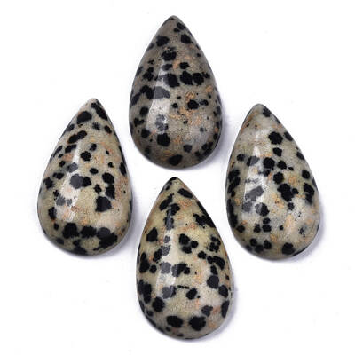 Natural Dalmatian Jasper Cabochons