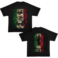 Penta Jr. Mexico Flag Design Lucha Libre T-Shirt - 2-Sided Premium Wrestling Graphic Tee with Iconic Design, Perfect for Fans...