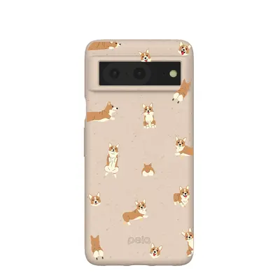 Seashell Corgi Cuties Google Pixel 8 Case