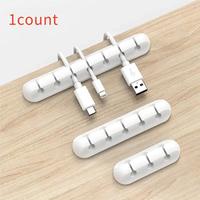 1 Piece Desktop Data Cable Organizer, Multi Grid Wire Management Clip, Silicone Cord Holder, Table Organizers, Desk Organizer...