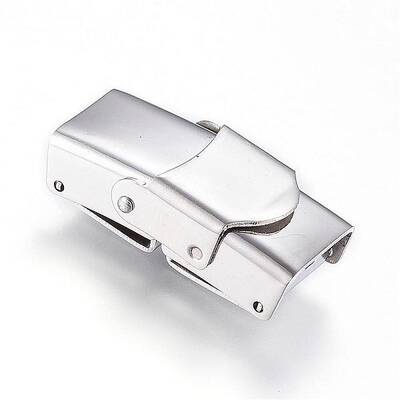 Tarnish Resistant 201 Stainless Steel Watch Band Clasps