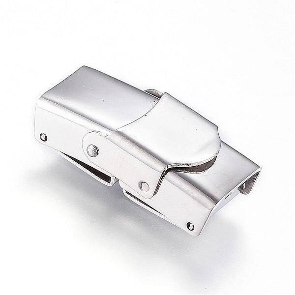 Tarnish Resistant 201 Stainless Steel Watch Band Clasps