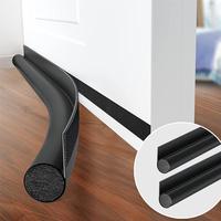 Soundproof Door Bottom Seal Strip, Self Adhesive Weatherstrip, Door Draft Stopper, Dustproof Windproof Foam Crack Blocker Sea...