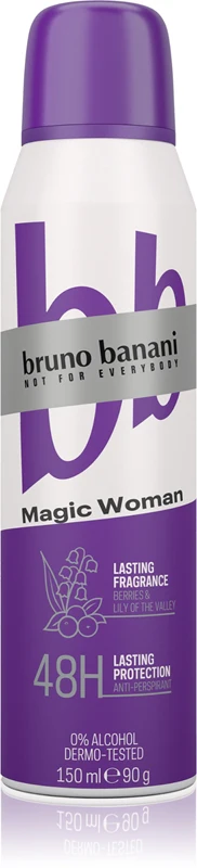 Bruno banani Magic Berries & Lily Of The Valley Antiperspirant for women 150ml