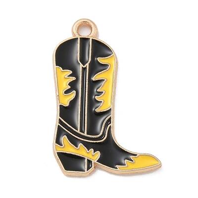 Western Cowboy Theme Alloy Enamel Pendants
